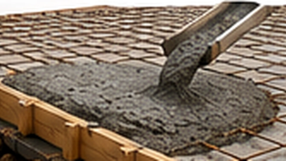 Illustrated concrete slab dimensions showing length, width and depth