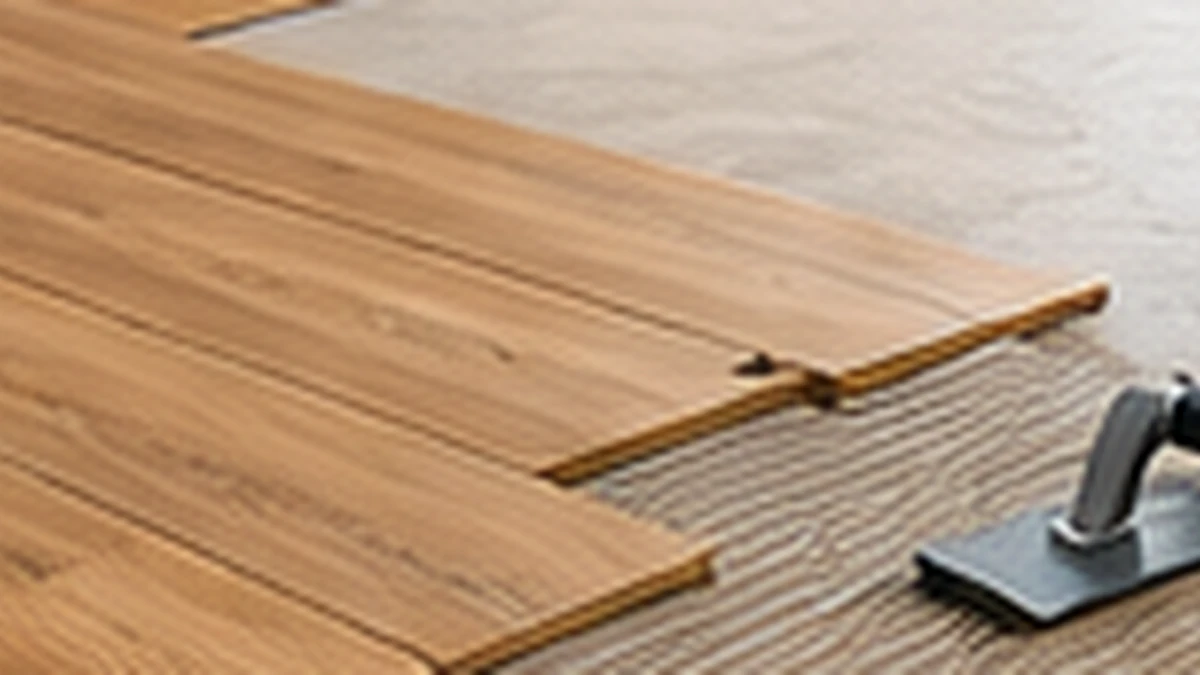 Illustrated timber and tiled flooring materials