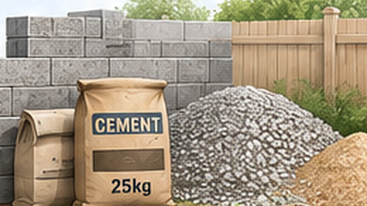 Illustrated paving, gravel and garden landscaping