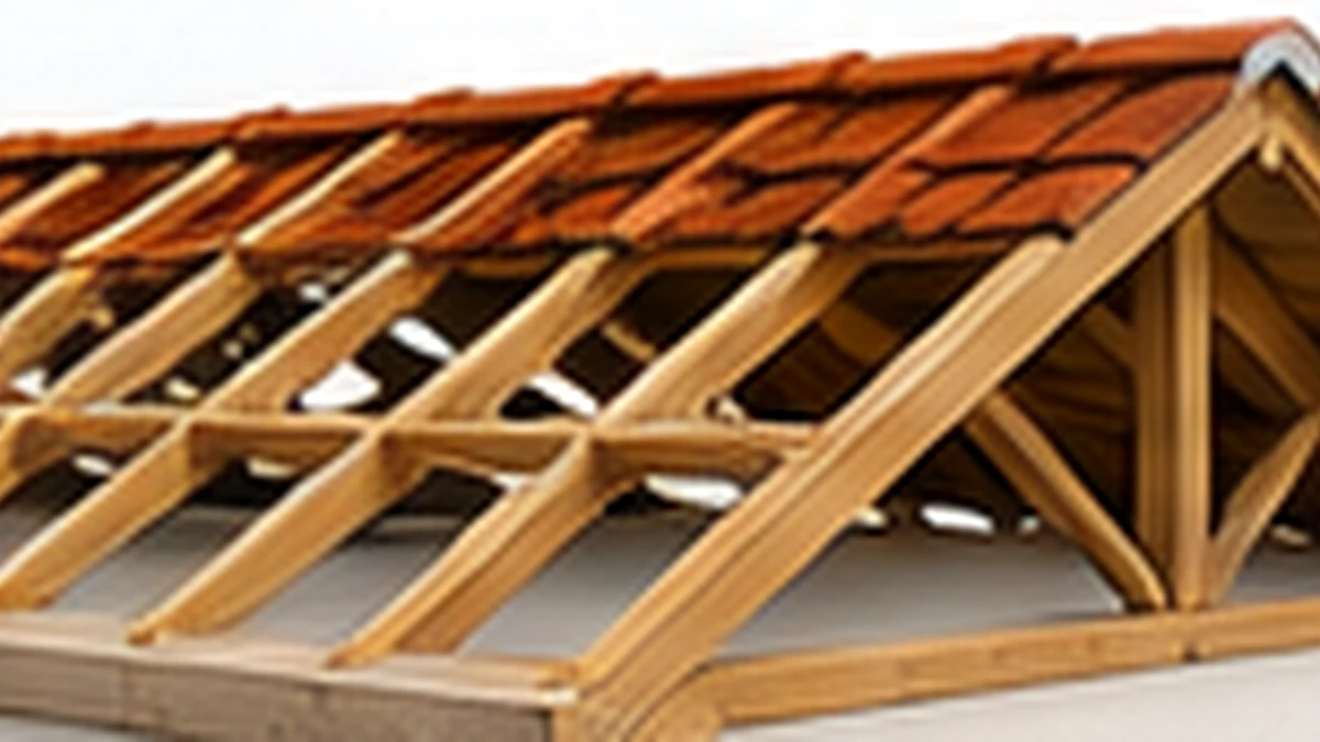 Illustrated roof pitch, rise and span geometry